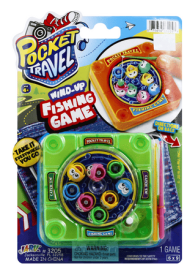 Pocket Travel Fishing Game, Wind-Up
