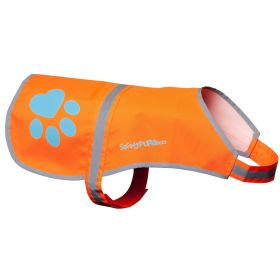 Reflective Dog Vest XS Size Neck 15 in Chest 18.5 In Hi Visibility Fluorescent Blaze Orange Dog Vest Helps Protect Your Best Friend Safeguard Your PUP