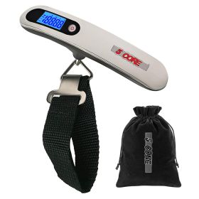 5 Core Digital Luggage Scale Weight Scale Travel Hanging Baggage Weighing Machine