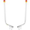 VEVOR Boat Trailer Guide-on, 40", 2PCS Steel Trailer Post Guide on, with LED-Lighted PVC Tube Covers, Mounting Hardware Included, for Ski Boat