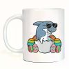 11OZ Funny Graphic Coffee Ceramics Mug for Home Office Kitchen Use, Cute Easter Day Egg Hunting Design Print Tea