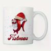 Funny Fishing Christmas Tree Merry Fishmas 1334811 coffee mug 11oz PR