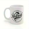 1pc Retirement Fishing Ceramic Coffee Mug 11oz - "O' Fisally Retired" Humorous Design, Insulated, Reusable, Machine
