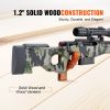 VEVOR Gun Rack Wall Mount, Horizontal Gun Rack and Shotgun Hooks, Single Gun Storage Display Rack For Wall, Gun Holder with Soft Padding holds Rifles