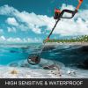 VEVOR Metal Detector Waterproof Disc Metal detectors Underwater Underground high Accuracy LCD Display Metal Detector for Adults and Children Headphone