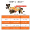 Reflective Dog Vest XL Size Hi Visibility Fluorescent Blaze Orange Dog Vest Helps Protect Your Best Friend. Safeguard Your PUP from Motorists & Huntin