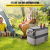VEVOR 12 Volt Refrigerator 45L(48qt) Fast Cooling Portable Freezer with App Control(-4°F~68°F) Car Fridge with 12/24v DC & 110-240v AC for Travel