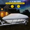 VEVOR Waterproof Boat Cover, 17'-19' Trailerable Boat Cover