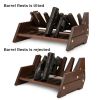 Wood Pistol Rack for Gun Safe Gun Storage for 6 Handguns or Revolvers Gun Safe Accessory Gun Safe Organizer Cabinet Storage Handmade from Ash Wood Gre