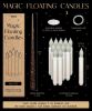 Flameless Floating Candles with Wand Remote 12 PCS Magic Deco Candles Hanging Candles with Remote Battery Operated 6.5 inch LED Candle Christmas Hallo