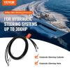 VEVOR Outboard Hose Kit, 20 ft Hydraulic Steering Hose, 2-Piece Leak-Proof TPEE Hydraulic Boat Hoses