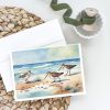Sandpipers Hunting Greeting Cards Pack of 8 Blank Cards with Envelopes Whimsical A7 Size 5x7 Blank Note Cards