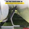VEVOR Boat Trailer Guide on, 24", One Pair Trailer Pontoon Bunk Board Guide-ons, Steel Trailer Guides, Complete Mounting Accessories Included