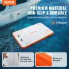 VEVOR Inflatable Floating Dock, 8 x 5FT Inflatable Dock Platform, Non-Slip Water Floating Dock Mat with Portable Carrying Bag & Detachable Ladder