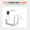 VEVOR Outboard Hose Kit, 20 ft Hydraulic Steering Hose, 2-Piece Leak-Proof TPEE Hydraulic Boat Hoses