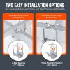 VEVOR Marine Trailer Guide Set, 20.5' Flexibly Adjustable Poles, Pair of Steel Anti-Rust Guides, Durable Roller Support for Ski, Fishing