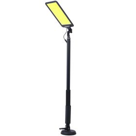 LED Camping Light, 12V 10000 Lumen Super Bright Portable Outdoor Lights with Telescoping Pole Suction Cup Magnetic Base, Flood Lamp for Outdoors Camp (Color: as Pic)