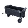 Collapsible Foldable Wagon Cart with strapping system Beach Wagon Utility Cart Utility Wagon Grocery Cart for for Camping Shopping Sports Gardeing Fis