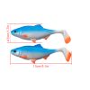 Paddle Tail Swimbait with jig Hook,Fishing Lures for Bass Trout Swimbaits,Soft Fishing Lures jig Heads,Slow Sinking Bait for Freshwater Saltwater